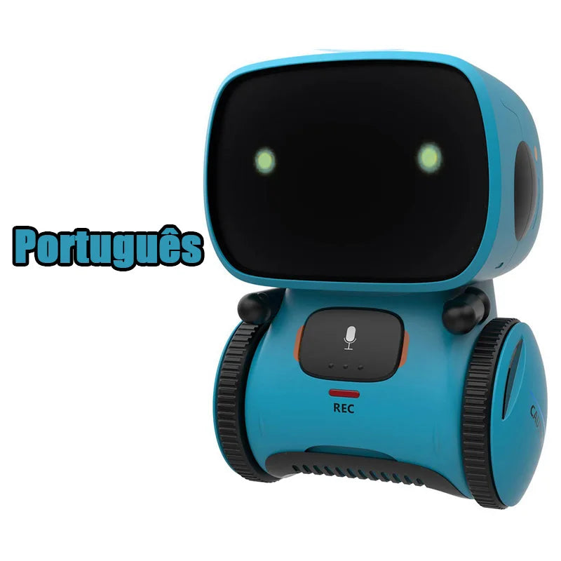 Robot giocattolo Robot intelligenti Versione russa, inglese e spagnola Giocattoli con controllo vocale e touch Robot RC educativo interattivo