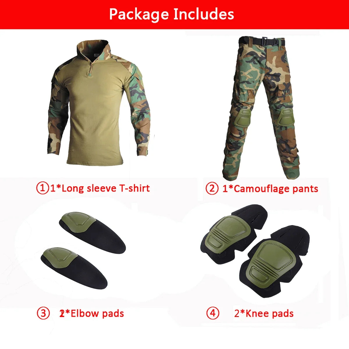 Softair Tactical Uniform Combat Shirt Climbing Suit Camo Pants Men Clothing Camping Paintball Set Hiking Outfit Climb Clothes