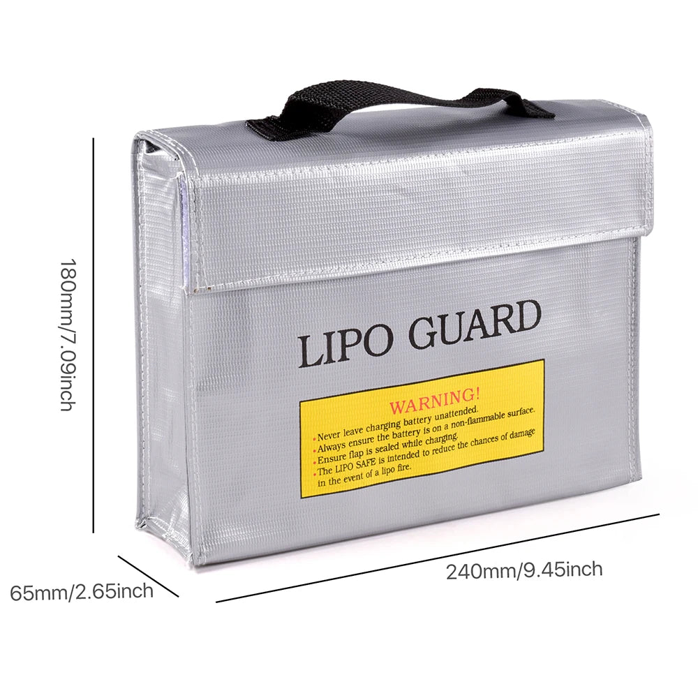 Borsa di sicurezza Lipo Guard Borsa di sicurezza Lipo portatile ignifuga a prova di esplosione per batteria per auto RC FPV Racing Drone