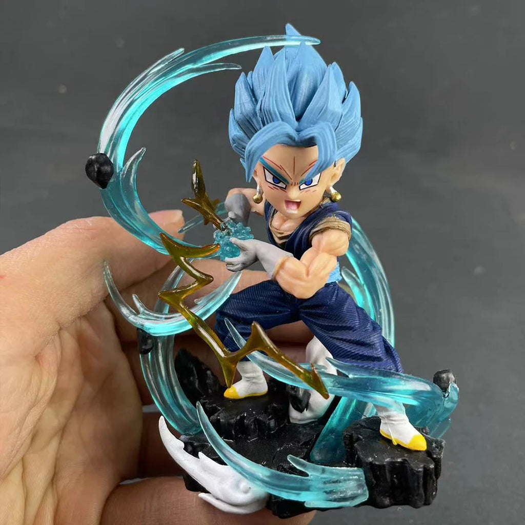 Q Version Dragon Ball Z Vegeta Figure Vegetto Figurine 11CM PVC Action Figures Collection Model Toys