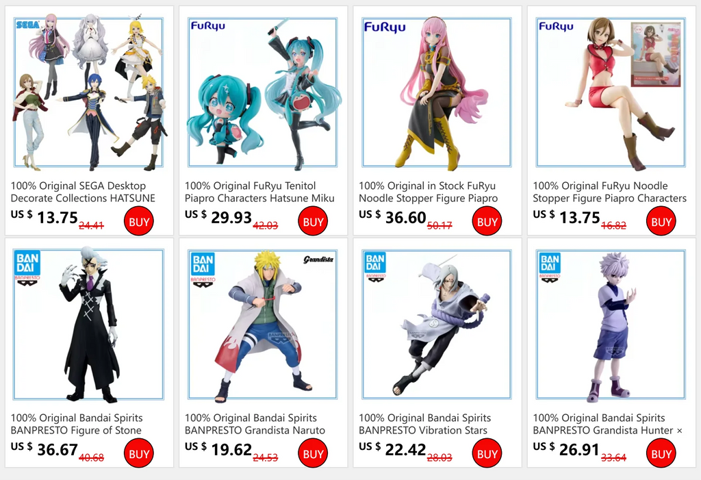 100% Original FuRyu Tenitol Piapro Characters Hatsune Miku Very Happy Ita Bag Ver. Mini Garage Kit Collection Series Model Toys