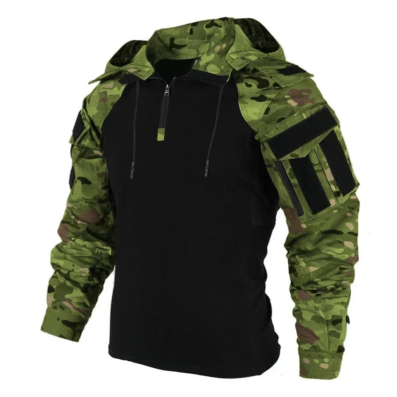 Tute tattiche da esterno Uniforme da escursionismo Resistente all'usura Uomo Abbigliamento da arrampicata Pantaloni da paintball Softair Camicia da combattimento Attrezzatura da campeggio