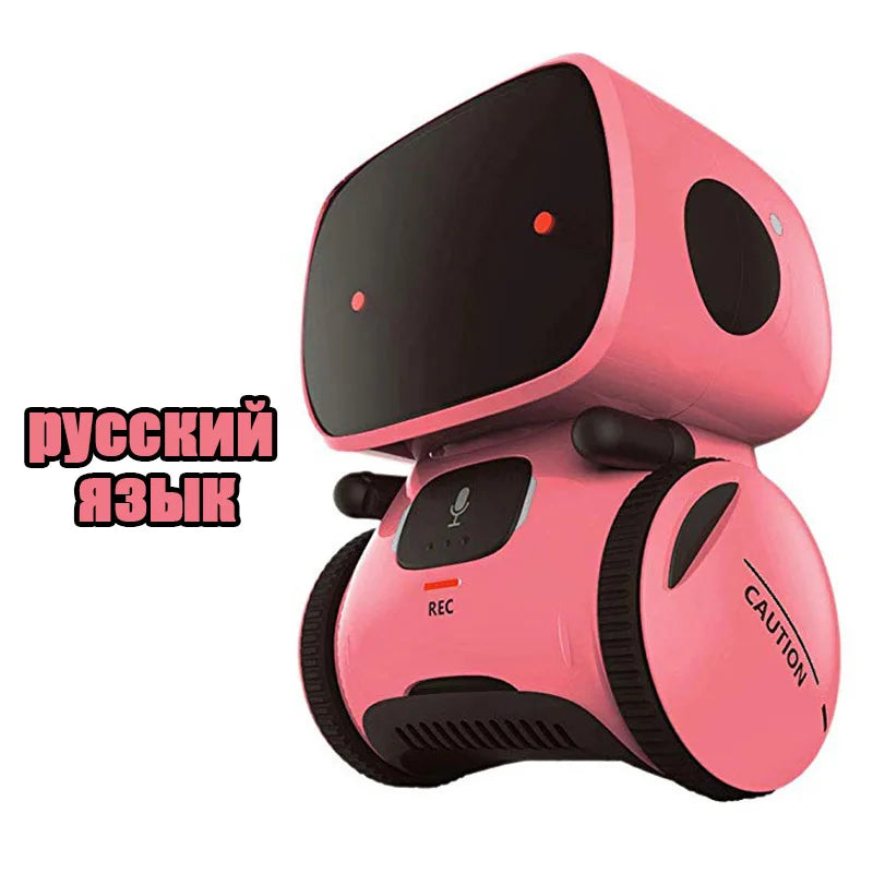 Robot giocattolo Robot intelligenti Versione russa, inglese e spagnola Giocattoli con controllo vocale e touch Robot RC educativo interattivo