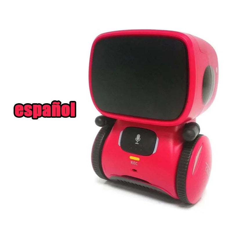 Robot giocattolo Robot intelligenti Versione russa, inglese e spagnola Giocattoli con controllo vocale e touch Robot RC educativo interattivo