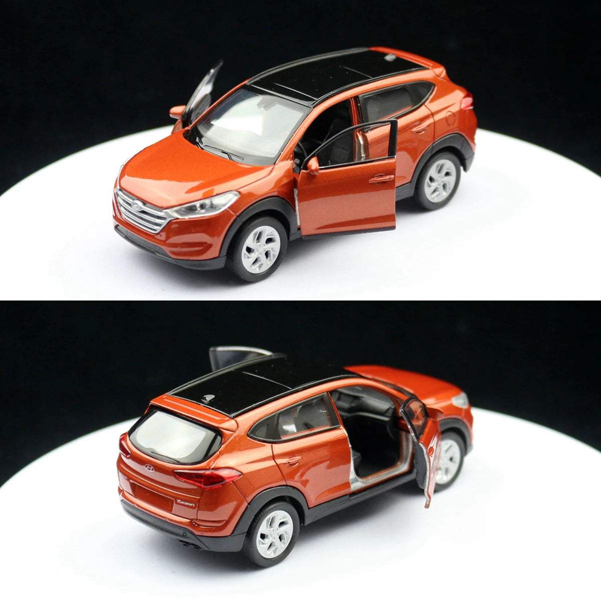 1/36 Hyundai Tucson SUV giocattolo modello di auto Welly pressofuso in lega veicolo in miniatura tirare indietro collezione regalo per bambini ragazzi capretto
