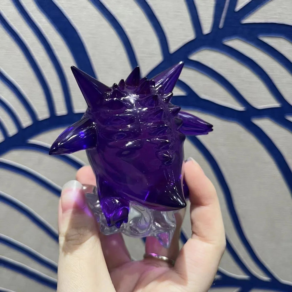 New 8cm Pokemon Figure Snorlax  Gengar Transparent Action Figure Statue Anime Model Doll Decoraion Collectible Toys Gift Pvc