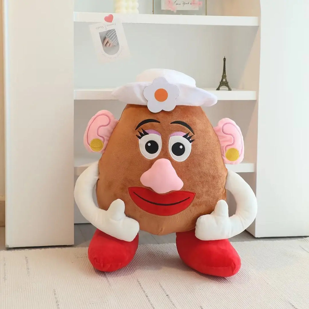 Carino Mr e Mrs Testa di patate Peluche Bella farcita Toy Story Anime Peluche Bambola addormentata Cuscino Coperta Pisolino Regali di Natale Ragazza