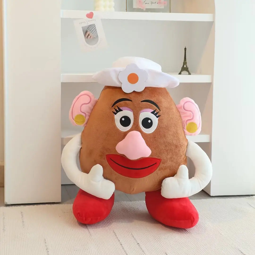 Carino Mr e Mrs Testa di patate Peluche Bella farcita Toy Story Anime Peluche Bambola addormentata Cuscino Coperta Pisolino Regali di Natale Ragazza