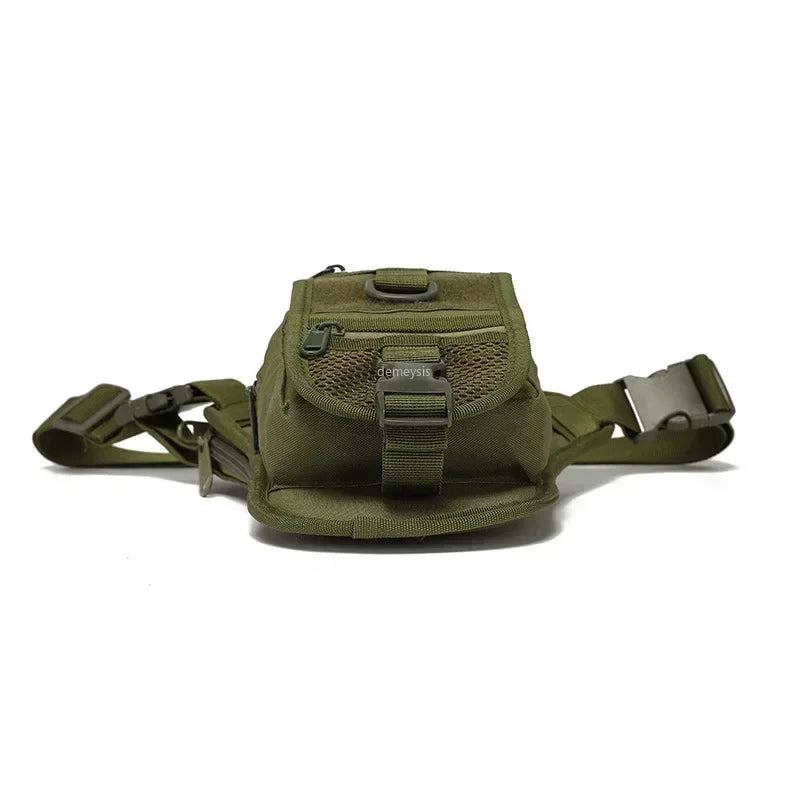 Borsa tattica da combattimento per tiro in vita Borsa da gamba regolabile per escursionismo Caccia Marsupi Molle Drop Leg Bag