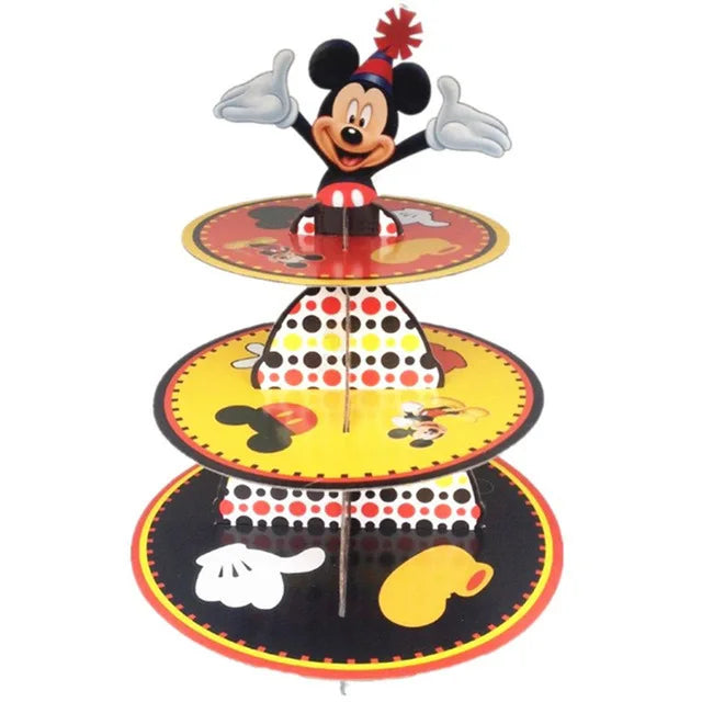 Cartoon Mickey Minnie Mouse Baking Cake Decoration Ornaments Cake Topper for Kids Birthday Party Decoration Supplies Toys Gifts