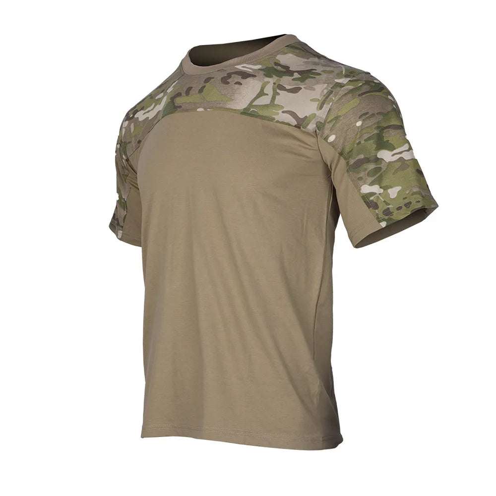 T-Shirt tattica estate manica corta Top Tee Outdoor Casual Tshirt abbigliamento allenamento Camouflage T Shirt abbigliamento uomo