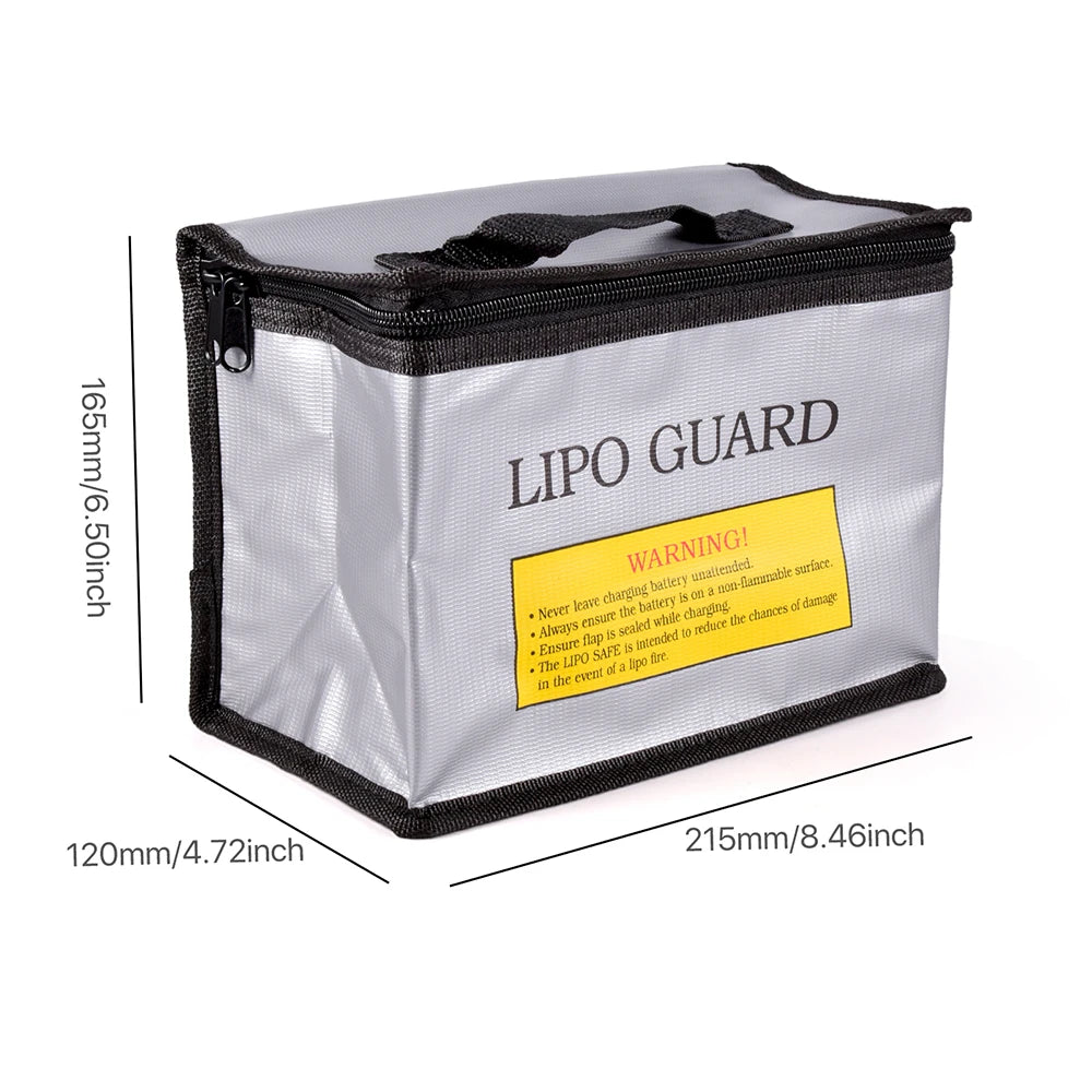 Borsa di sicurezza Lipo Guard Borsa di sicurezza Lipo portatile ignifuga a prova di esplosione per batteria per auto RC FPV Racing Drone