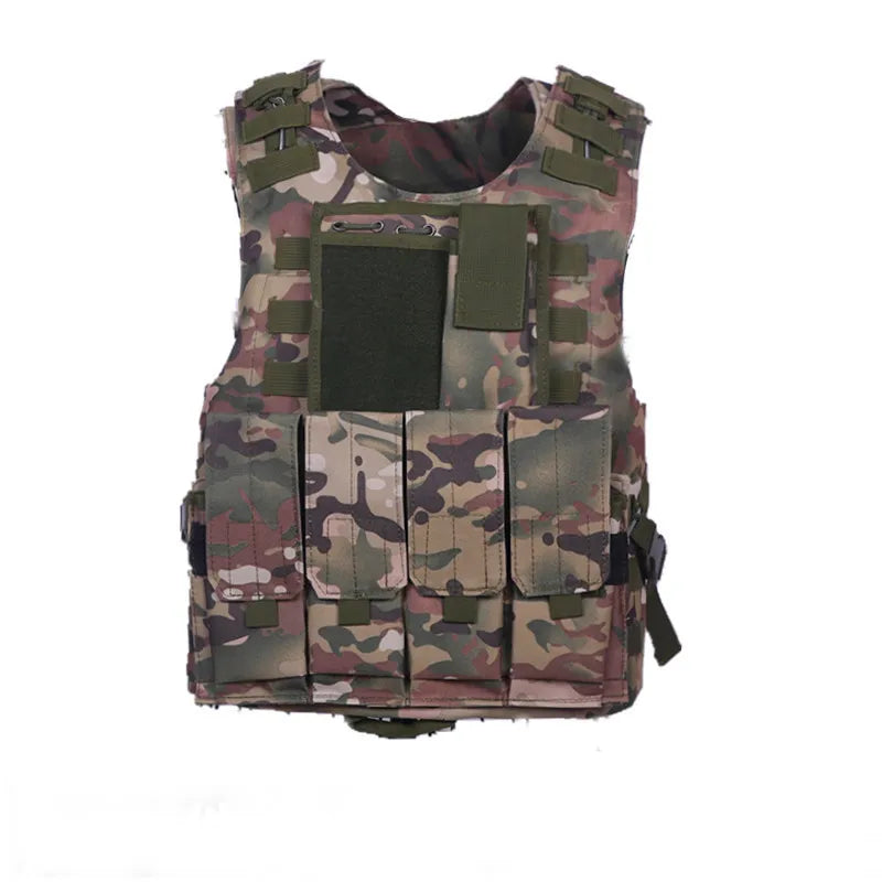 Gilet tattico CS Gioco Airsoft Assault Molle Gilet Attrezzatura Abbigliamento outdoor Caccia Gilet mimetico Gilet di sicurezza da combattimento