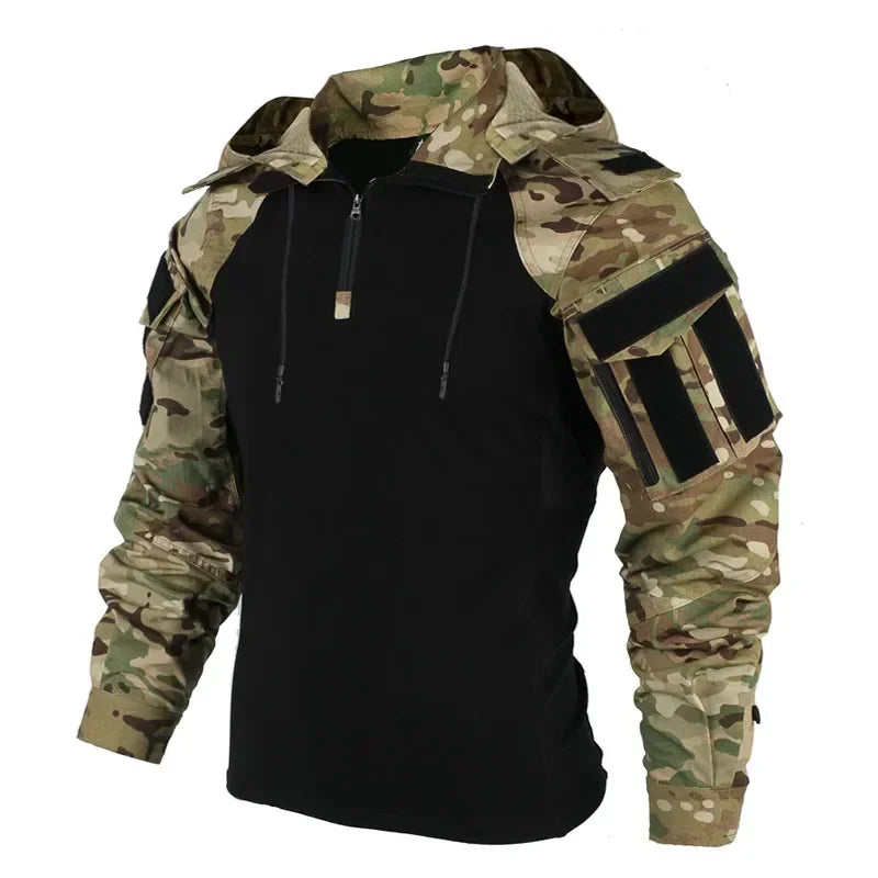 Tute tattiche da esterno Uniforme da escursionismo Resistente all'usura Uomo Abbigliamento da arrampicata Pantaloni da paintball Softair Camicia da combattimento Attrezzatura da campeggio