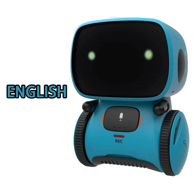 Robot giocattolo Robot intelligenti Versione russa, inglese e spagnola Giocattoli con controllo vocale e touch Robot RC educativo interattivo