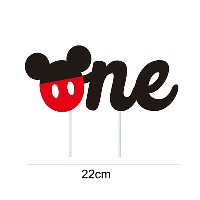 Cartoon Mickey Minnie Mouse Baking Cake Decoration Ornaments Cake Topper for Kids Birthday Party Decoration Supplies Toys Gifts