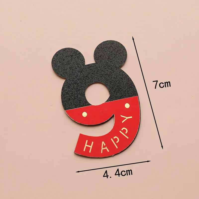 Cartoon Mickey Minnie Mouse Baking Cake Decoration Ornaments Cake Topper for Kids Birthday Party Decoration Supplies Toys Gifts