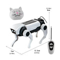 Robot RC per bambini, telecomando, meccanico, giocattolo per cani, insegnamento delle scienze, modello di assemblaggio fai da te, set elettrico, giocattoli per ragazzi, regalo per bambini