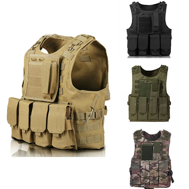 Gilet tattico CS Gioco Airsoft Assault Molle Gilet Attrezzatura Abbigliamento outdoor Caccia Gilet mimetico Gilet di sicurezza da combattimento