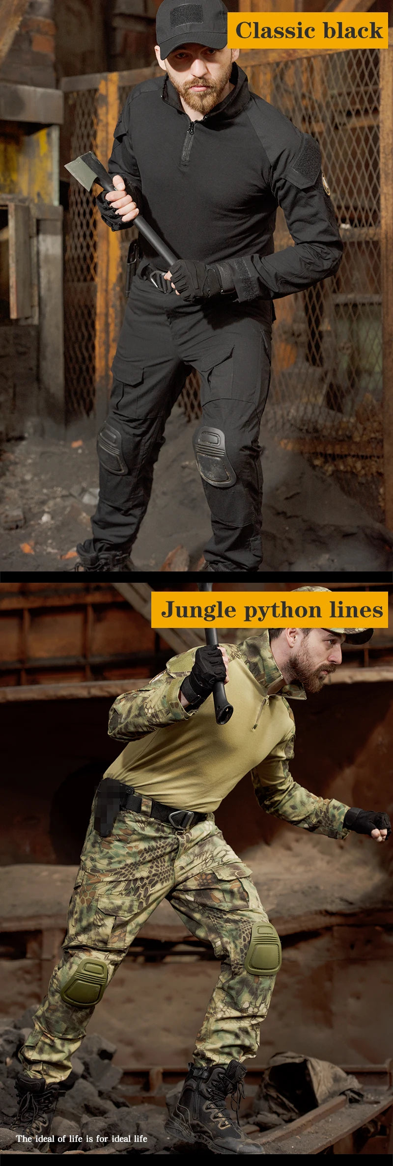 Softair Tactical Uniform Combat Shirt Climbing Suit Camo Pants Men Clothing Camping Paintball Set Hiking Outfit Climb Clothes