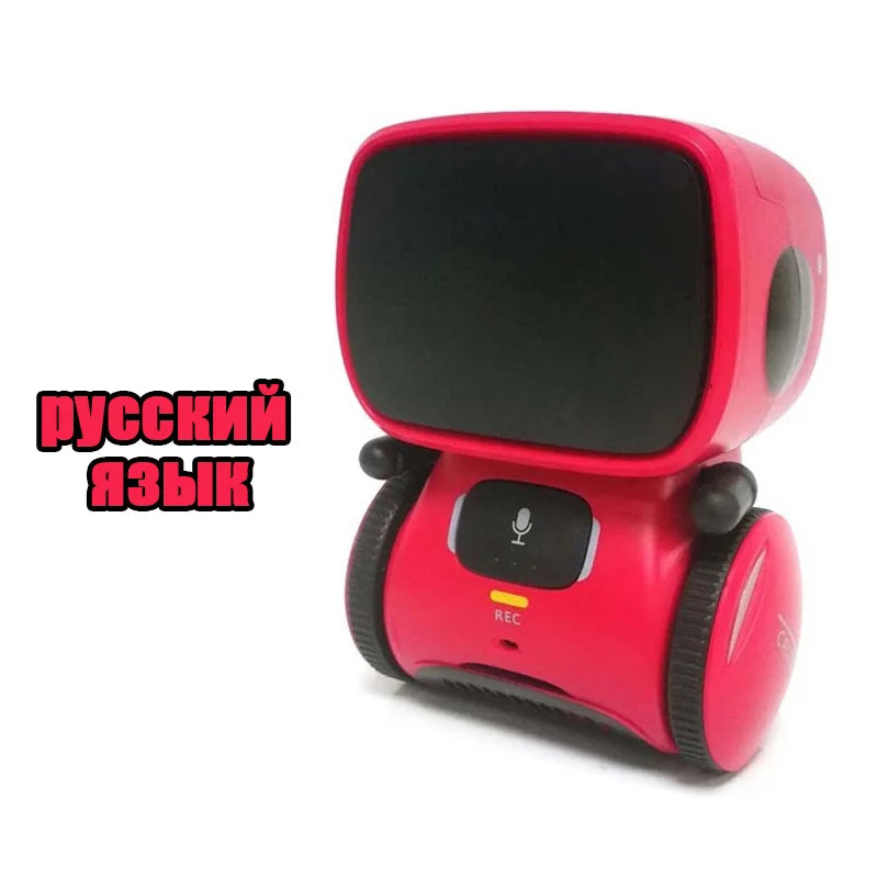 Robot giocattolo Robot intelligenti Versione russa, inglese e spagnola Giocattoli con controllo vocale e touch Robot RC educativo interattivo