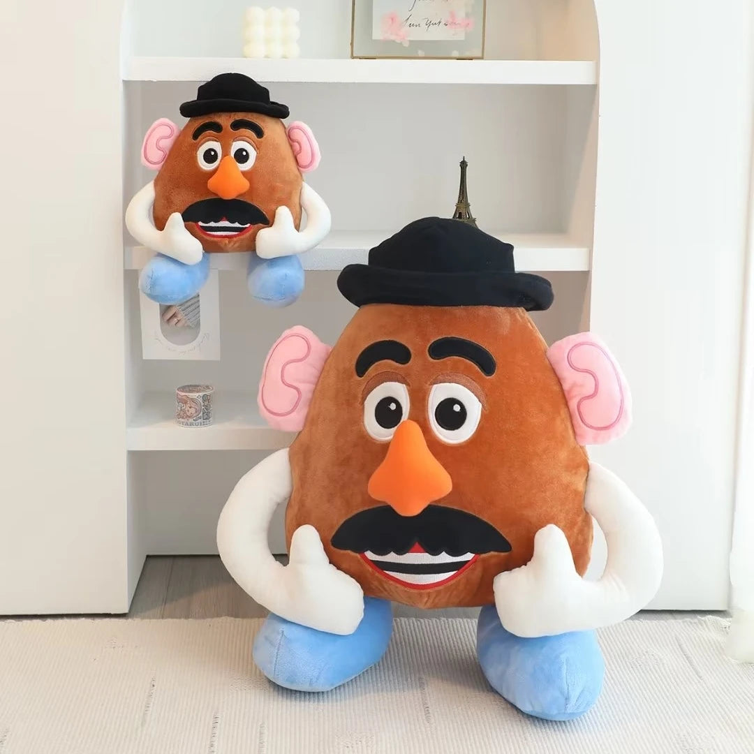 Carino Mr e Mrs Testa di patate Peluche Bella farcita Toy Story Anime Peluche Bambola addormentata Cuscino Coperta Pisolino Regali di Natale Ragazza