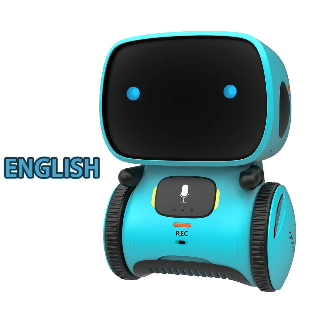 Robot giocattolo Robot intelligenti Versione russa, inglese e spagnola Giocattoli con controllo vocale e touch Robot RC educativo interattivo