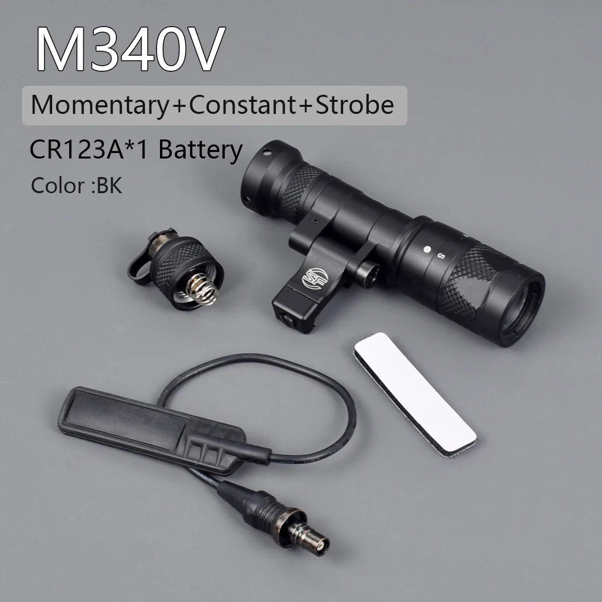 Torcia SureFire M300 M600 M340 M640DF M600DF M323V M622V in Metallo ad Alta Potenza, Lampada LED in Lega di Alluminio con Luce IR e Strobo