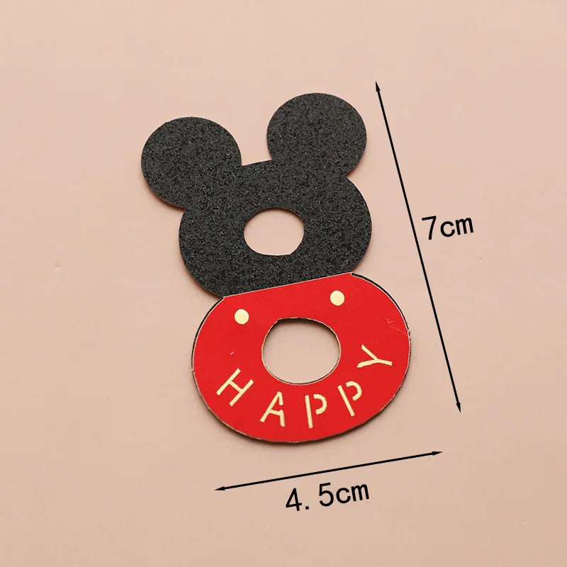 Cartoon Mickey Minnie Mouse Baking Cake Decoration Ornaments Cake Topper for Kids Birthday Party Decoration Supplies Toys Gifts