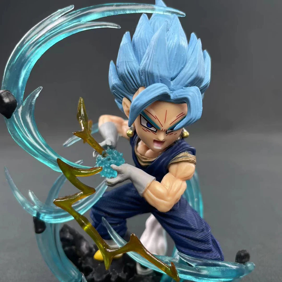 Q Version Dragon Ball Z Vegeta Figure Vegetto Figurine 11CM PVC Action Figures Collection Model Toys