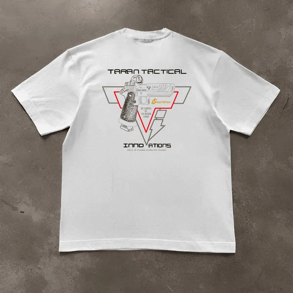 Maglietta Tattica Taran Tactical TTI 2026, Abbigliamento Tattico Estivo a Maniche Corte, Stile Militare per Uomo Robusto