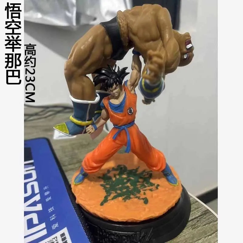 23cm Anime Dragon Ball Z Son Goku Nappa Piccolo Figures Pvc Gk Statue Action Figures Toys For Collector Super Saiyan Gift