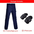 Pantaloni tattici Softair Pantaloni da allenamento mimetici Pantaloni da trekking resistenti all'usura Pantaloni da combattimento Paintball con ginocchiere Abiti da caccia
