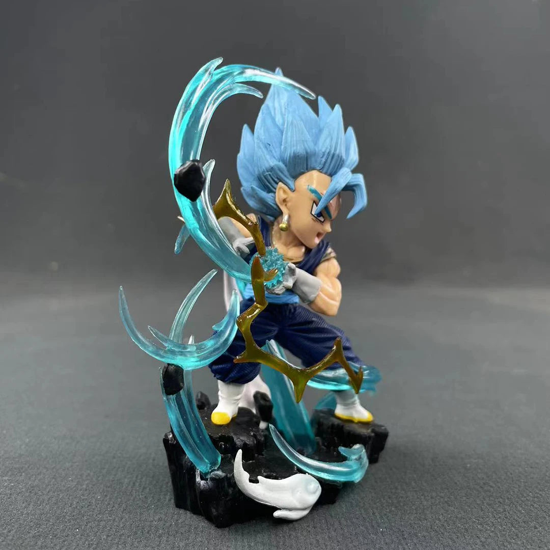 Q Version Dragon Ball Z Vegeta Figure Vegetto Figurine 11CM PVC Action Figures Collection Model Toys