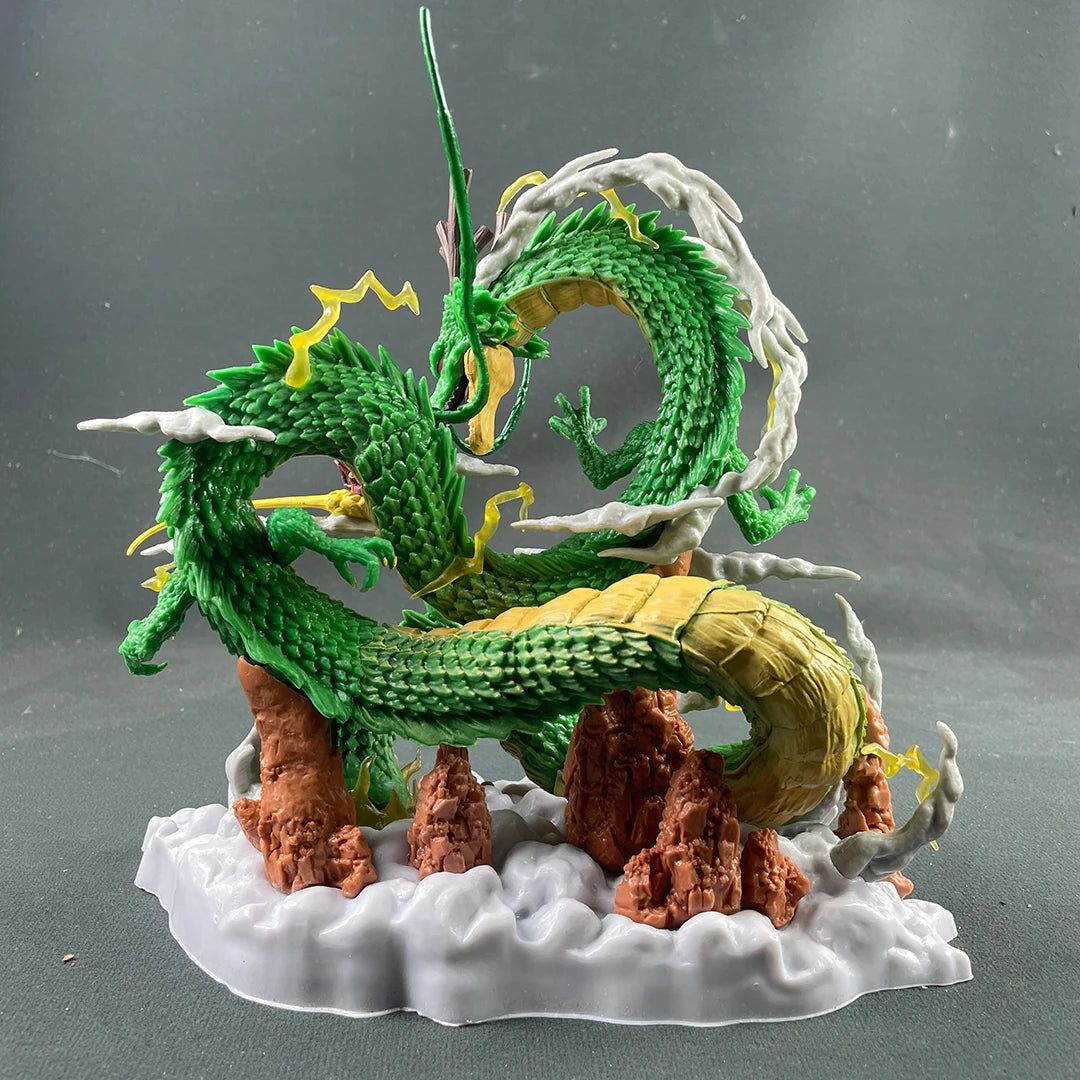 Anime Dragon Ball Z Shenron Figure with kid goku Figurine 20.5CM PVC Action figures Shenlong DBZ Collectible Model Statue Toys