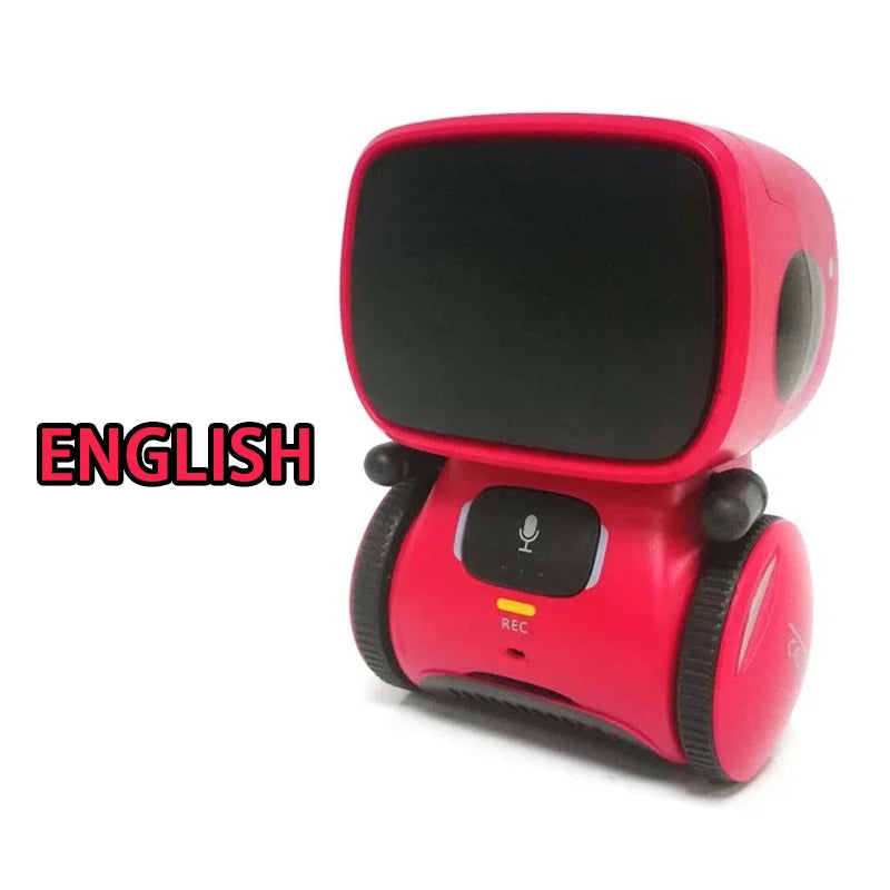 Robot giocattolo Robot intelligenti Versione russa, inglese e spagnola Giocattoli con controllo vocale e touch Robot RC educativo interattivo