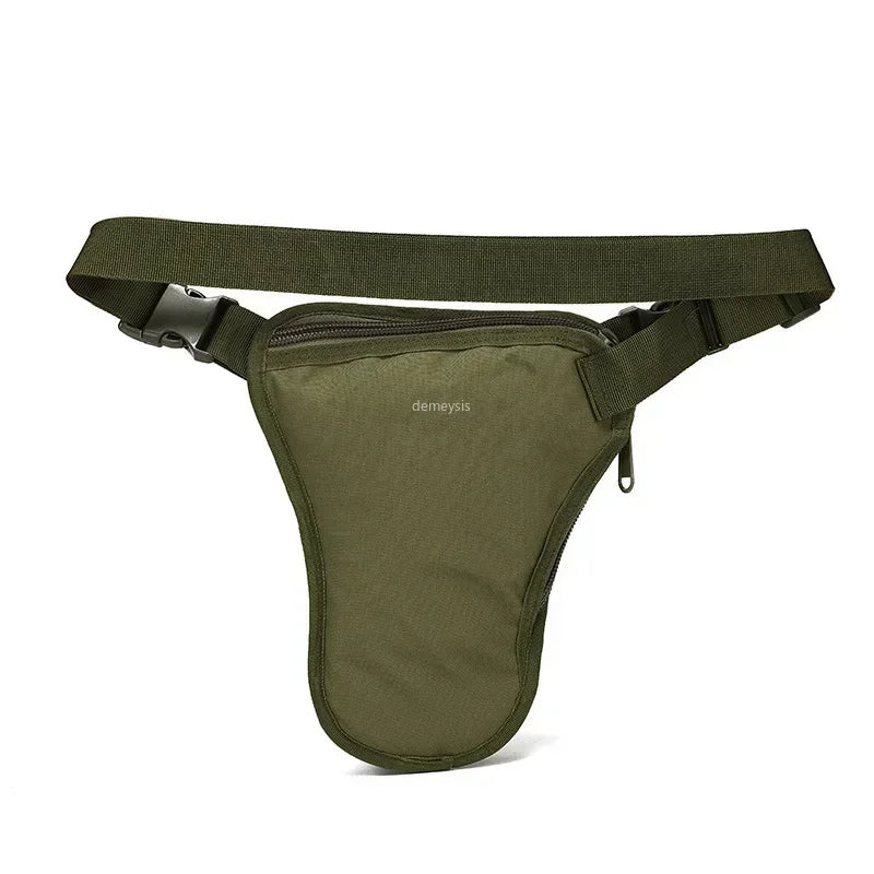 Borsa tattica da combattimento per tiro in vita Borsa da gamba regolabile per escursionismo Caccia Marsupi Molle Drop Leg Bag