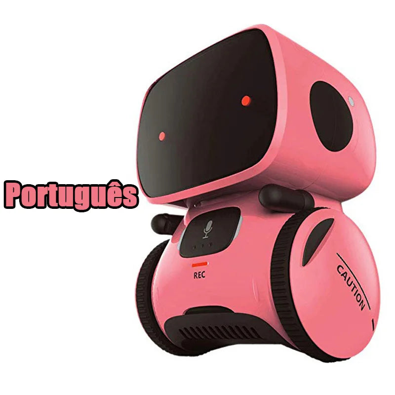 Robot giocattolo Robot intelligenti Versione russa, inglese e spagnola Giocattoli con controllo vocale e touch Robot RC educativo interattivo
