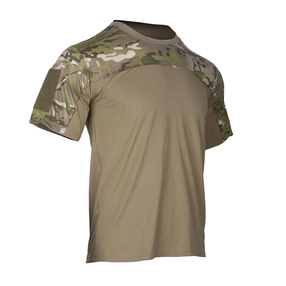T-Shirt tattica estate manica corta Top Tee Outdoor Casual Tshirt abbigliamento allenamento Camouflage T Shirt abbigliamento uomo
