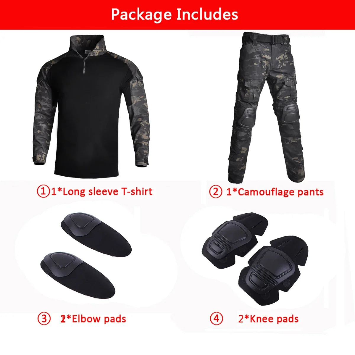 Softair Tactical Uniform Combat Shirt Climbing Suit Camo Pants Men Clothing Camping Paintball Set Hiking Outfit Climb Clothes
