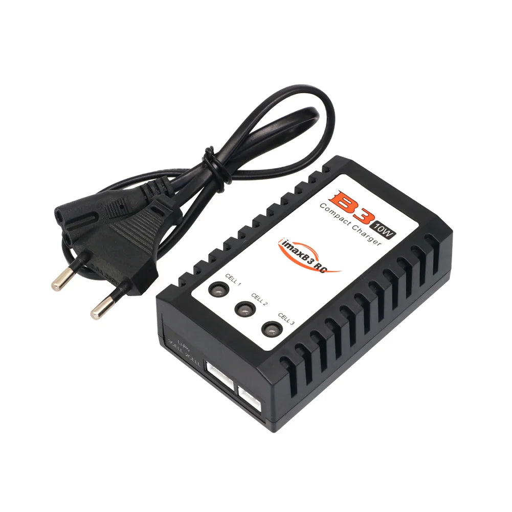 Caricatore compatto per batteria Lipo IMAX B3 PRO 7.4V 11.1V 2S 3S 110-240V Caricatore per alimentatore Lipo Spina europea per parti di elicotteri RC