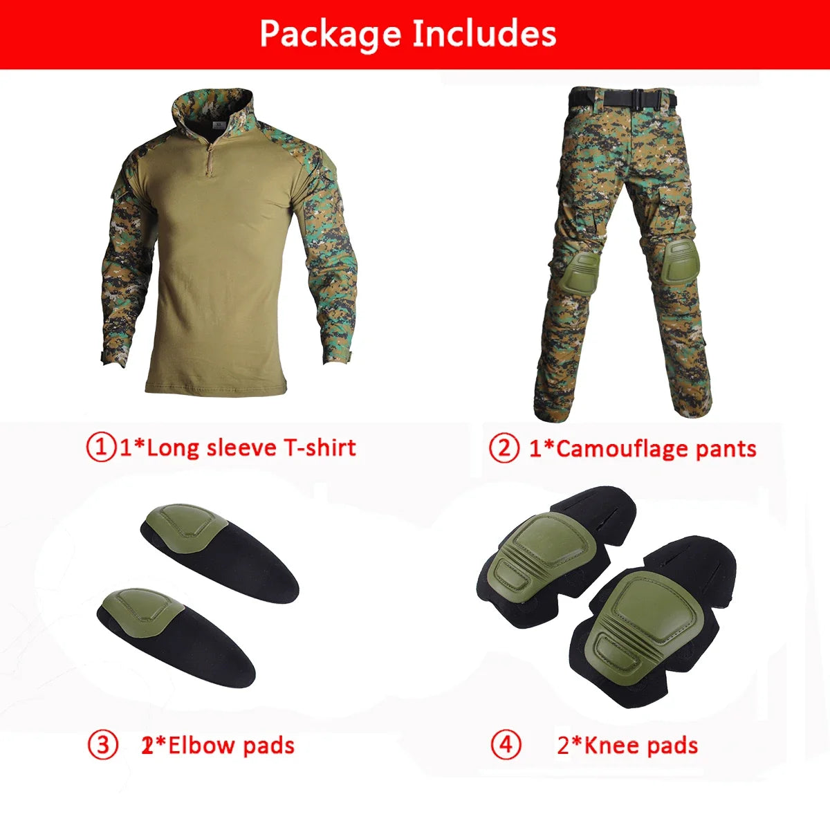 Softair Tactical Uniform Combat Shirt Climbing Suit Camo Pants Men Clothing Camping Paintball Set Hiking Outfit Climb Clothes