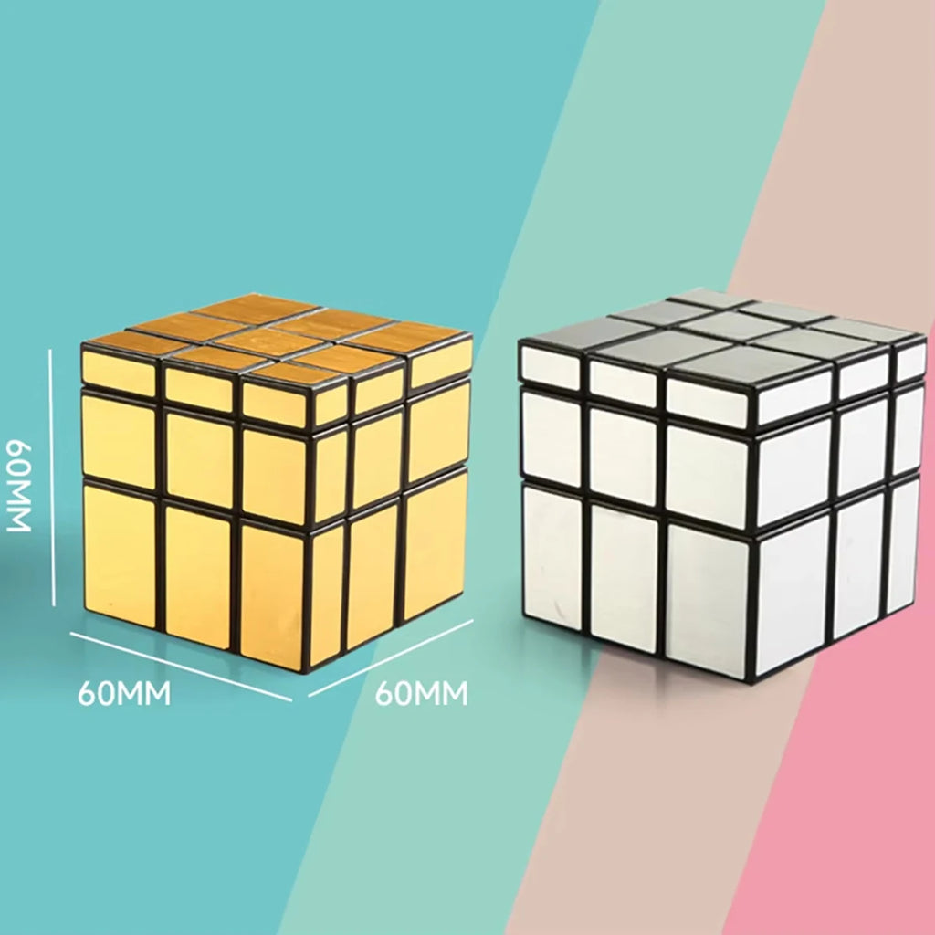 Magic Mirror Cube Gold Silver Professional Speed Cubes Puzzles Speedcube Educational Toys For Children Adults Gifts
