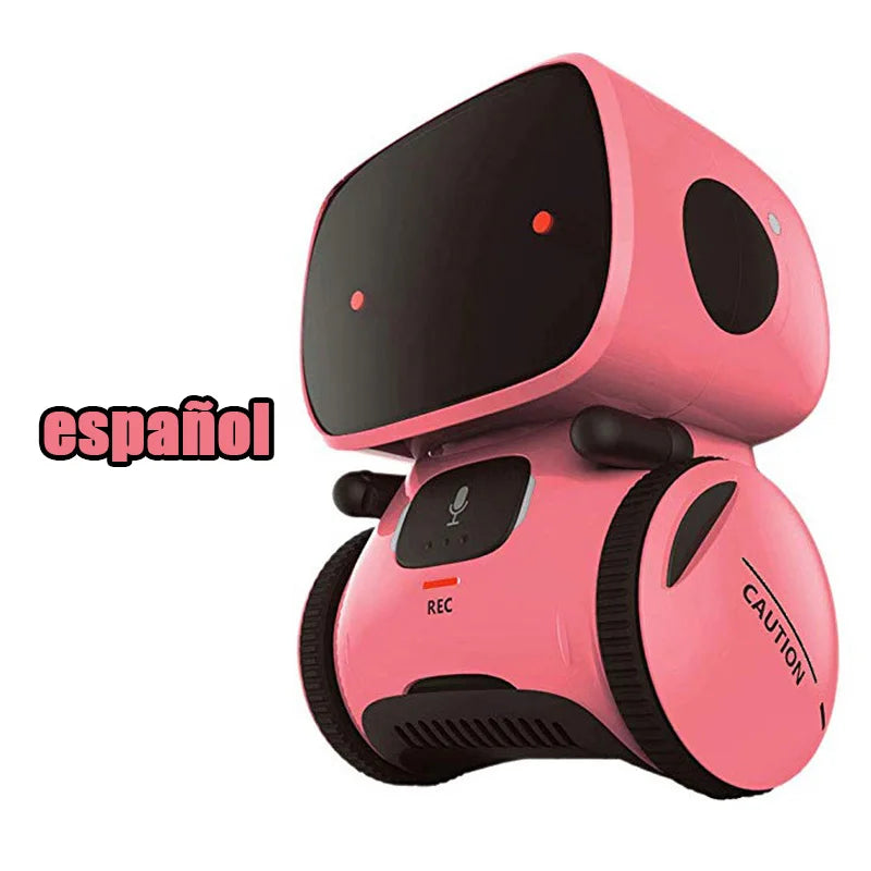 Robot giocattolo Robot intelligenti Versione russa, inglese e spagnola Giocattoli con controllo vocale e touch Robot RC educativo interattivo