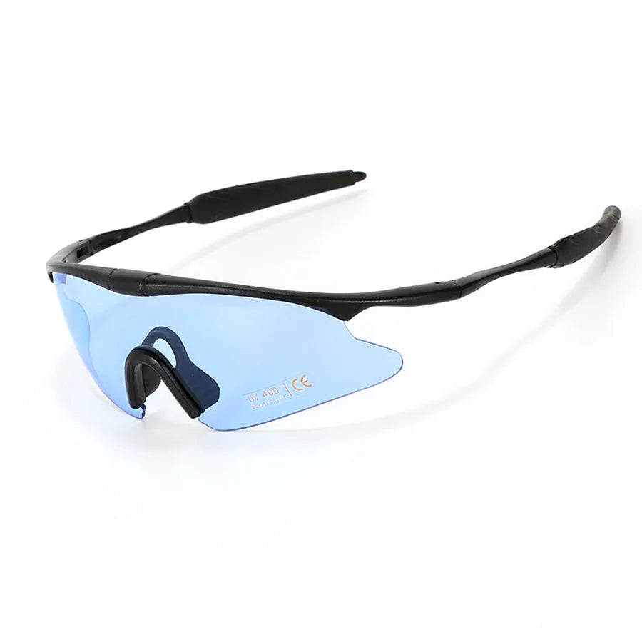 Occhiali da tiro tattici - Occhiali da sole sportivi in stile militare per softair, ciclismo, sport all'aria aperta e appassionati militari,