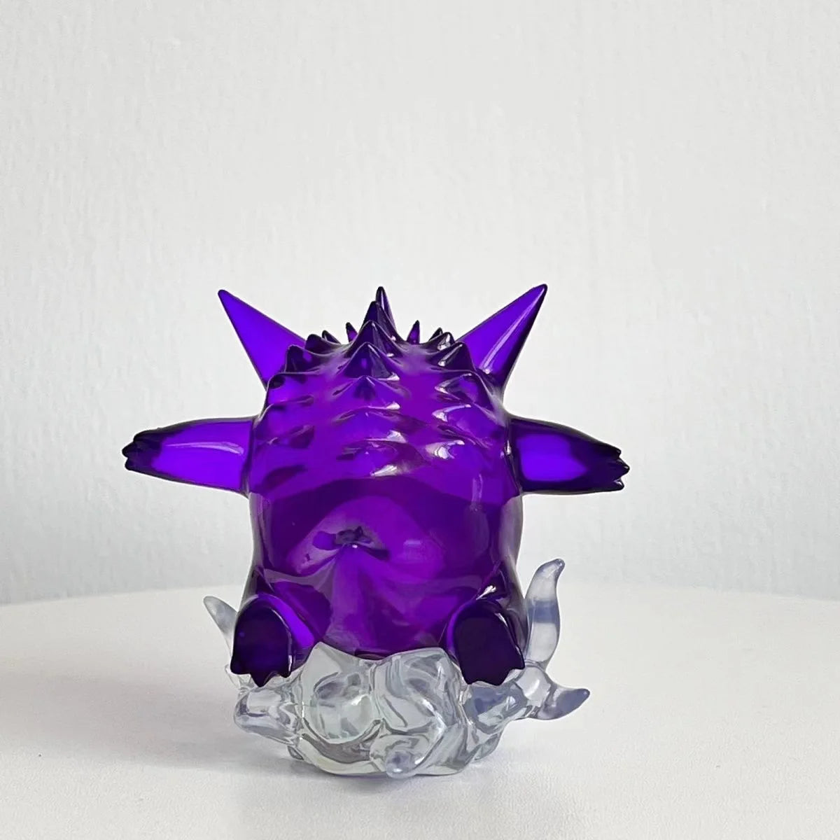 New 8cm Pokemon Figure Snorlax  Gengar Transparent Action Figure Statue Anime Model Doll Decoraion Collectible Toys Gift Pvc