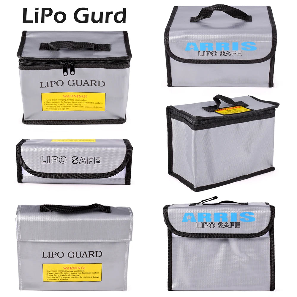 Borsa di sicurezza Lipo Guard Borsa di sicurezza Lipo portatile ignifuga a prova di esplosione per batteria per auto RC FPV Racing Drone