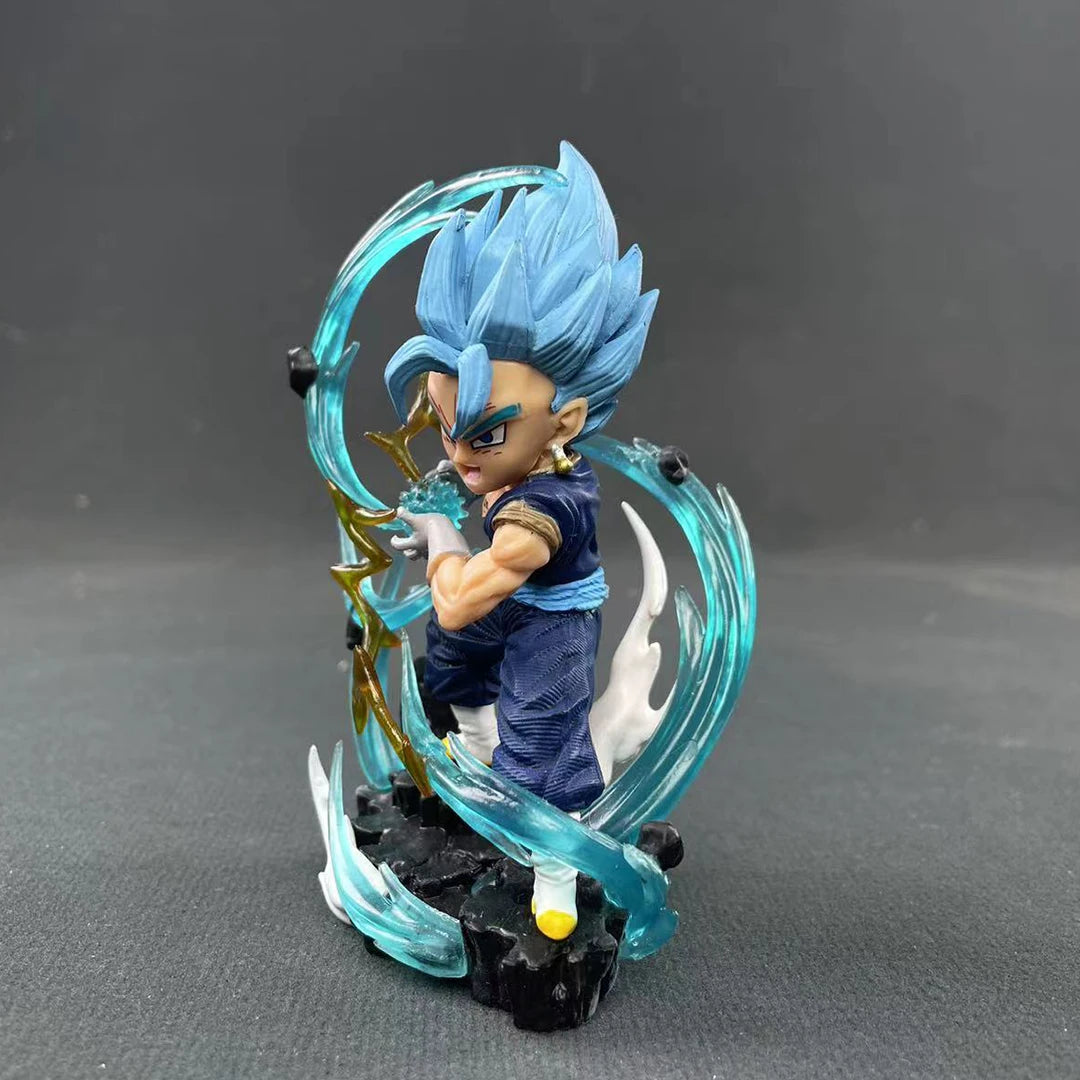 Q Version Dragon Ball Z Vegeta Figure Vegetto Figurine 11CM PVC Action Figures Collection Model Toys