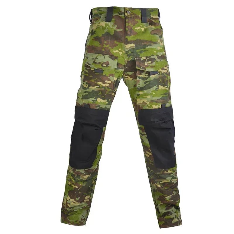Tute tattiche da esterno Uniforme da escursionismo Resistente all'usura Uomo Abbigliamento da arrampicata Pantaloni da paintball Softair Camicia da combattimento Attrezzatura da campeggio