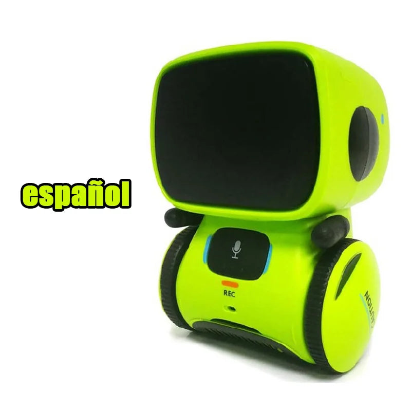 Robot giocattolo Robot intelligenti Versione russa, inglese e spagnola Giocattoli con controllo vocale e touch Robot RC educativo interattivo